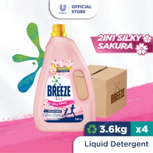 [Bundle of 4] Breeze Liquid Detergent 3.6kg Carton Sale - Image 2
